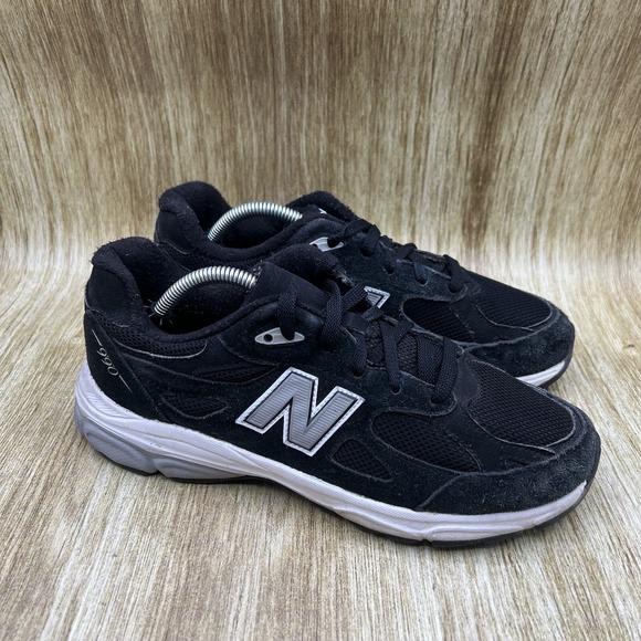 New Balance 990‎ Women's Size 7.5 Athletic Shoes Black White KJ990BK3 - Picture 1 of 9